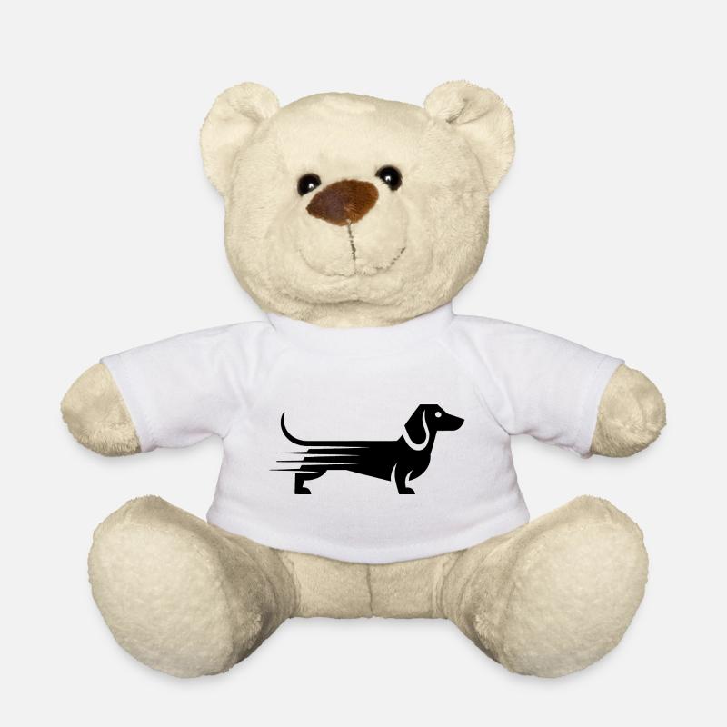 Teckel - Cool Pet Logo - Nounours - blanc