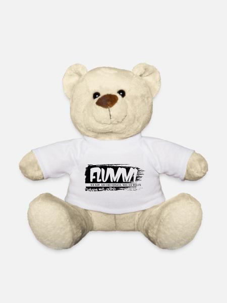 FLUMMI – Living with ADHD - Teddy Bear - white