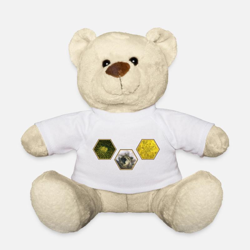 Siedler von Catan Hexagon Design - Teddy - Weiß