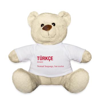 Langue turque Türkische Sprache - Nounours - blanc - Devant