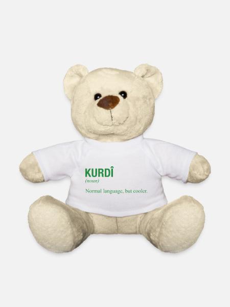 Langue kurde Kurdistan - Nounours - blanc