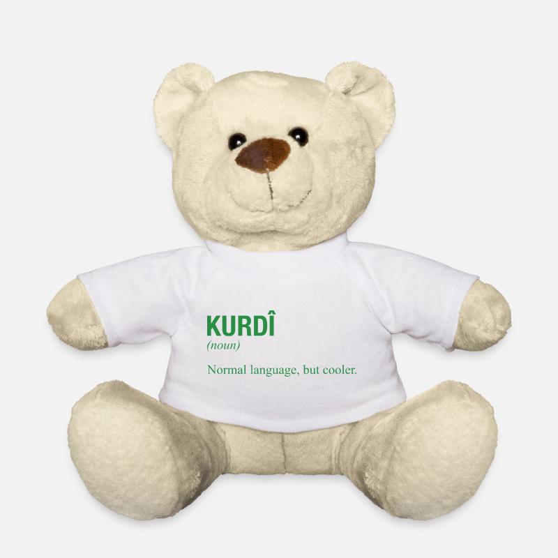 Langue kurde Kurdistan - Nounours - blanc