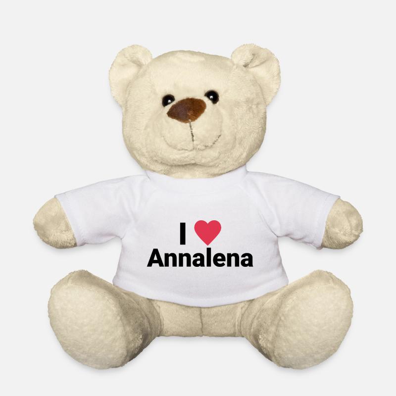 I LOVE ANNALENA - Teddy - Weiß