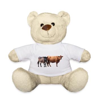 Deux vaches - Nounours - blanc - Devant