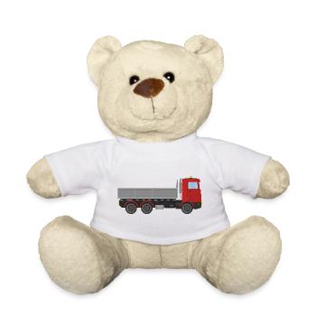 Camion de livraison de marchandises - Nounours - blanc - Devant