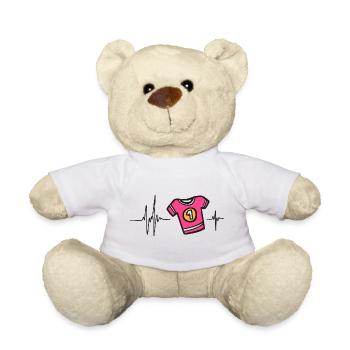 Sport Passion | Rhythm Heart Jersey Number 1 - Teddy Bear - white - Front