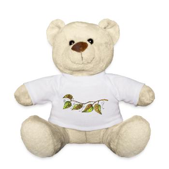 feuilles - Nounours - blanc - Devant
