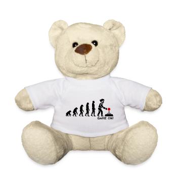 Evolution zum Gamer Pixel Look - Teddy - Weiß - Vorne