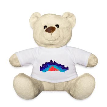 Thermal Core Mosaic - Teddy Bear - white - Front