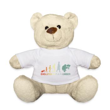 Évolution du plombier - Nounours - blanc - Devant