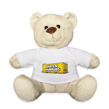 Hafen Hamburg Container - Teddy - Weiß - Vorne