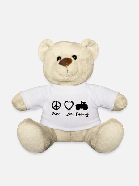 Ich liebe Landwirtschaft - Teddy - Weiß