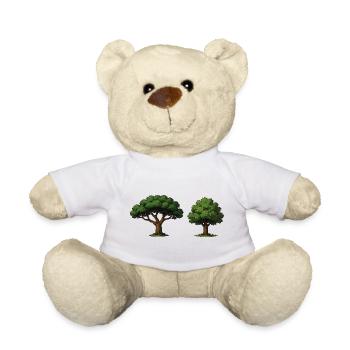 Baumduo Apfelbaum im Gleichgewicht - Teddy - Weiß - Vorne