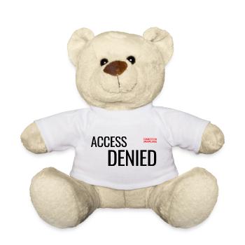 Access Denied Minimalist Typography Streetwear - Teddy Bear - white - Front