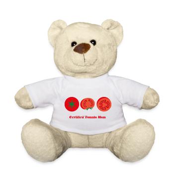 Maman Tomate Certifiée - Nounours - blanc - Devant