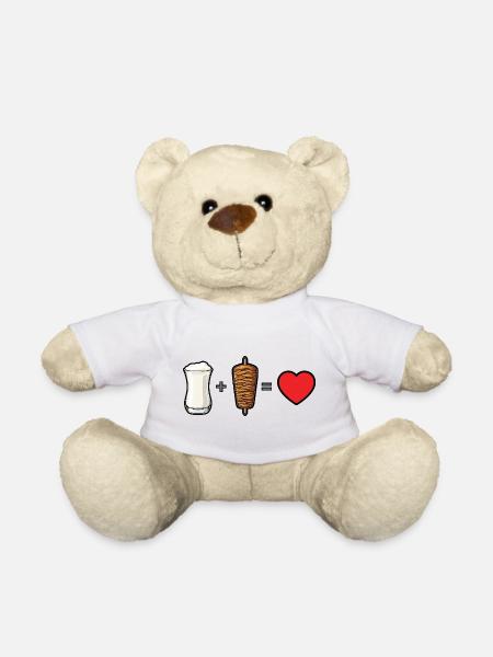 Ayran + Döner = Amour - Nounours - blanc