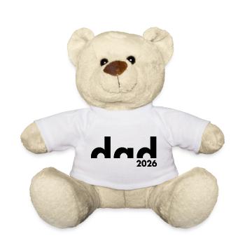 Papa 2026 | Père | Fête des pères - Nounours - blanc - Devant