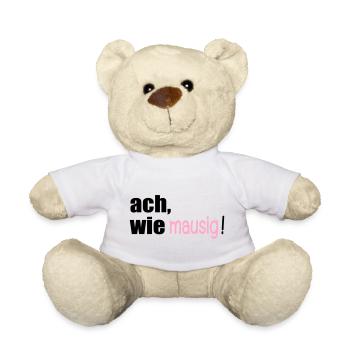 MAUSIGE SPRÜCHE - Teddy - Weiß - Vorne