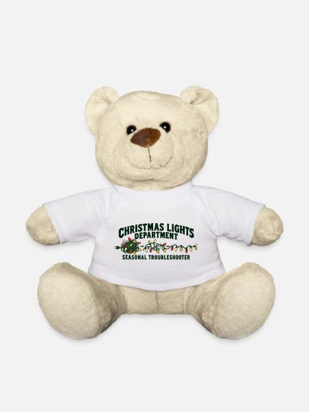 Weihnachtslichter-Abteilung — Fehlerbeheber - Teddy - Weiß