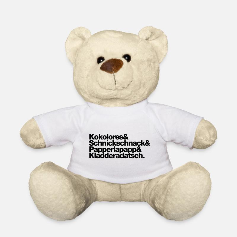Kokolores Schnickschnack Papperlapapp - Teddy - Weiß