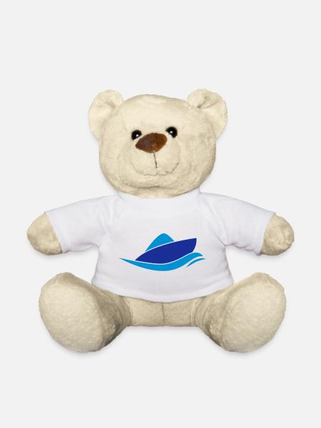 Bateau - Nounours - blanc