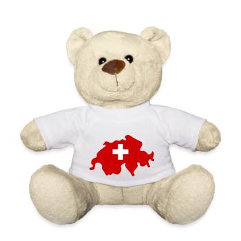 Schweiz - Teddy - Weiß - Vorne