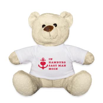 A Hambourg, ils disent Moin / ancre 1c - Nounours - blanc - Devant
