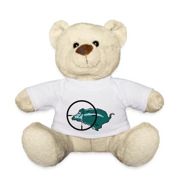 Wildschwein Drückjagd - Teddy - Weiß - Vorne