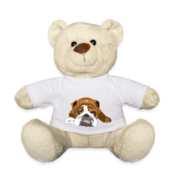 Bulldogge - Teddy - Weiß - Vorne