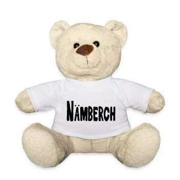 Nämberch kennt jeder in Franken - Teddy - Weiß - Vorne