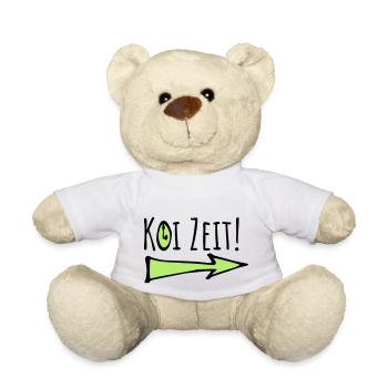 koi time - no time Swabian - Teddy Bear - white - Front
