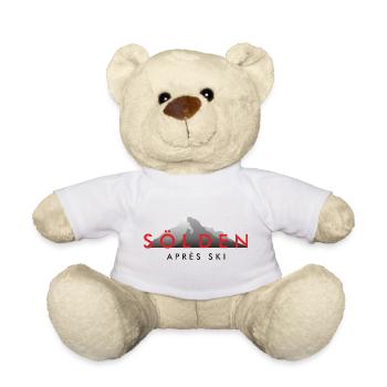 Sölden Apres Ski Wintersport Design - Teddy - Weiß - Vorne