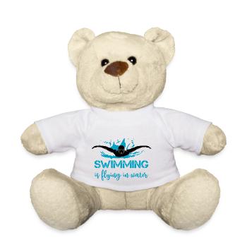 Natation - Nounours - blanc - Devant