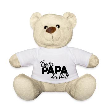 bester papa der welt - Teddy - Weiß - Vorne