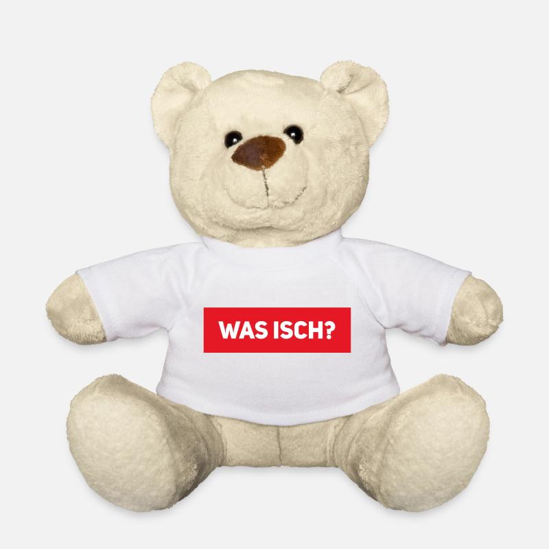 Was isch? Rot - Teddy - Weiß