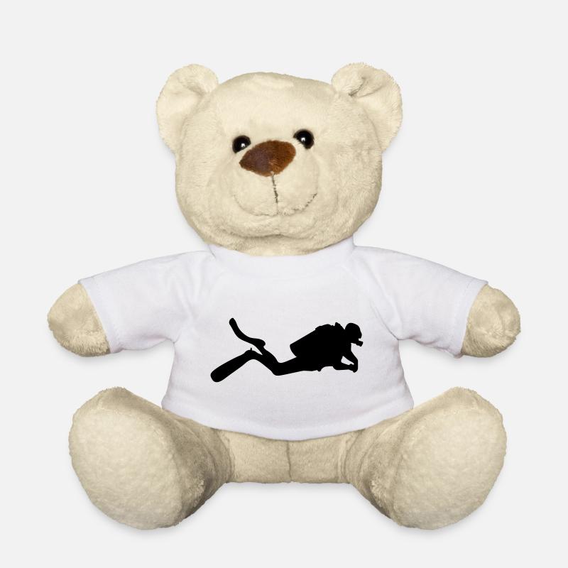 scuba - Teddy Bear - white