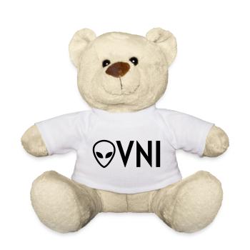 Ovni Ufo Extraterrestre Espace Geek Planète - Nounours - blanc - Devant