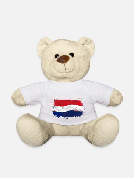 Holland Flag - Teddy - Weiß