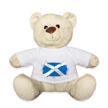 Scotland Flag - Teddy - Weiß - Vorne