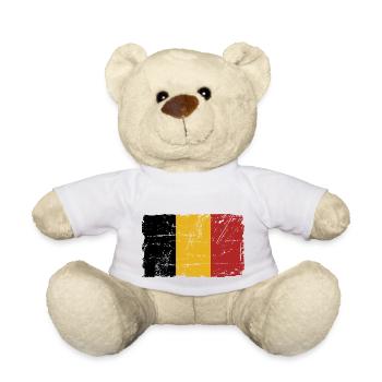 Belgium Flag - Teddy - Weiß - Vorne