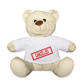 canceled - Teddy Bear - white - Front