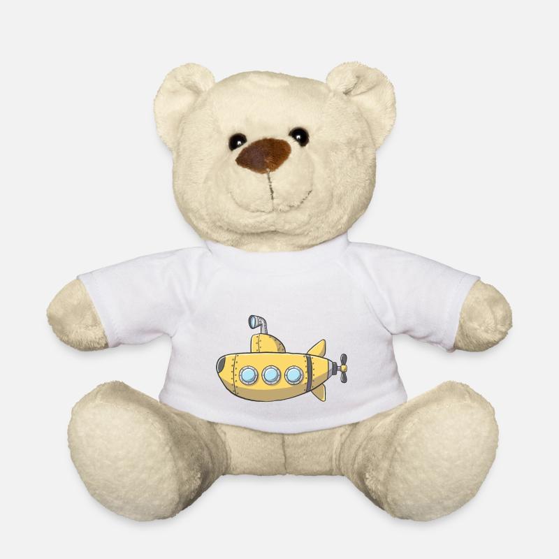 Yellow submarine - Teddy Bear - white