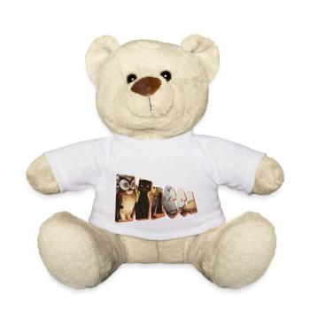 wicca schriftzug eule katze besen - Teddy - Weiß - Vorne