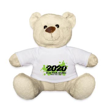2020 Corona Covid19 Statement ich war dabei Spruch - Teddy - Weiß - Vorne