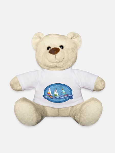 Segelboote - Teddy - Weiß