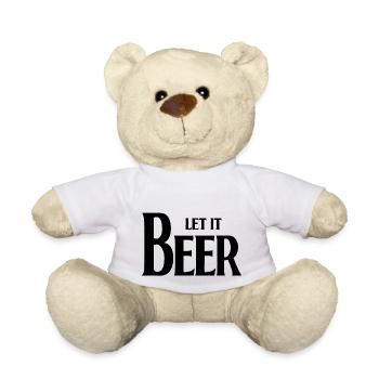 Lass es Bier - Teddy - Weiß - Vorne