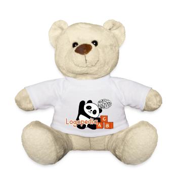 Panda Sprachtherapie - Teddy - Weiß - Vorne