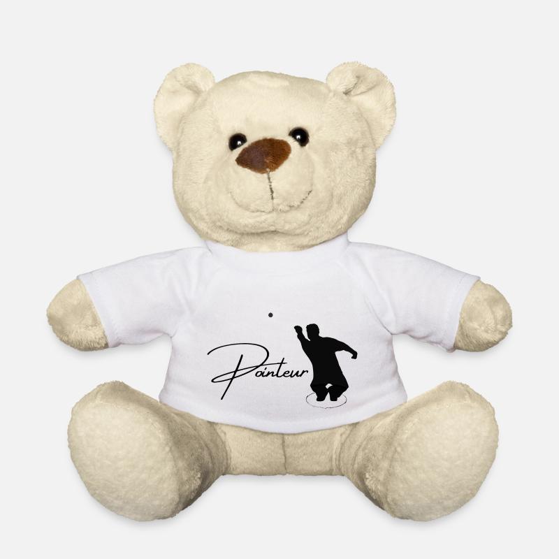 Boule Silhouette Pointeur - Nounours - blanc