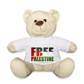 Libérer la Palestine - Nounours - blanc - Devant