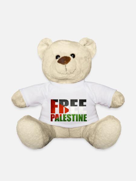 Freies Palästina - Teddy - Weiß